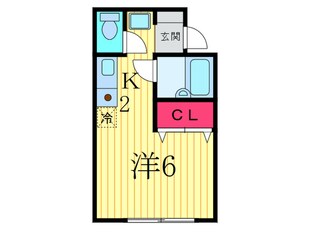 カルトンハイツの物件間取画像